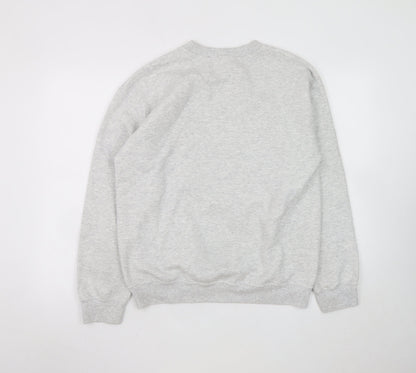 River Island Women’s Grey Graphic Pullover Sweatshirt Size S