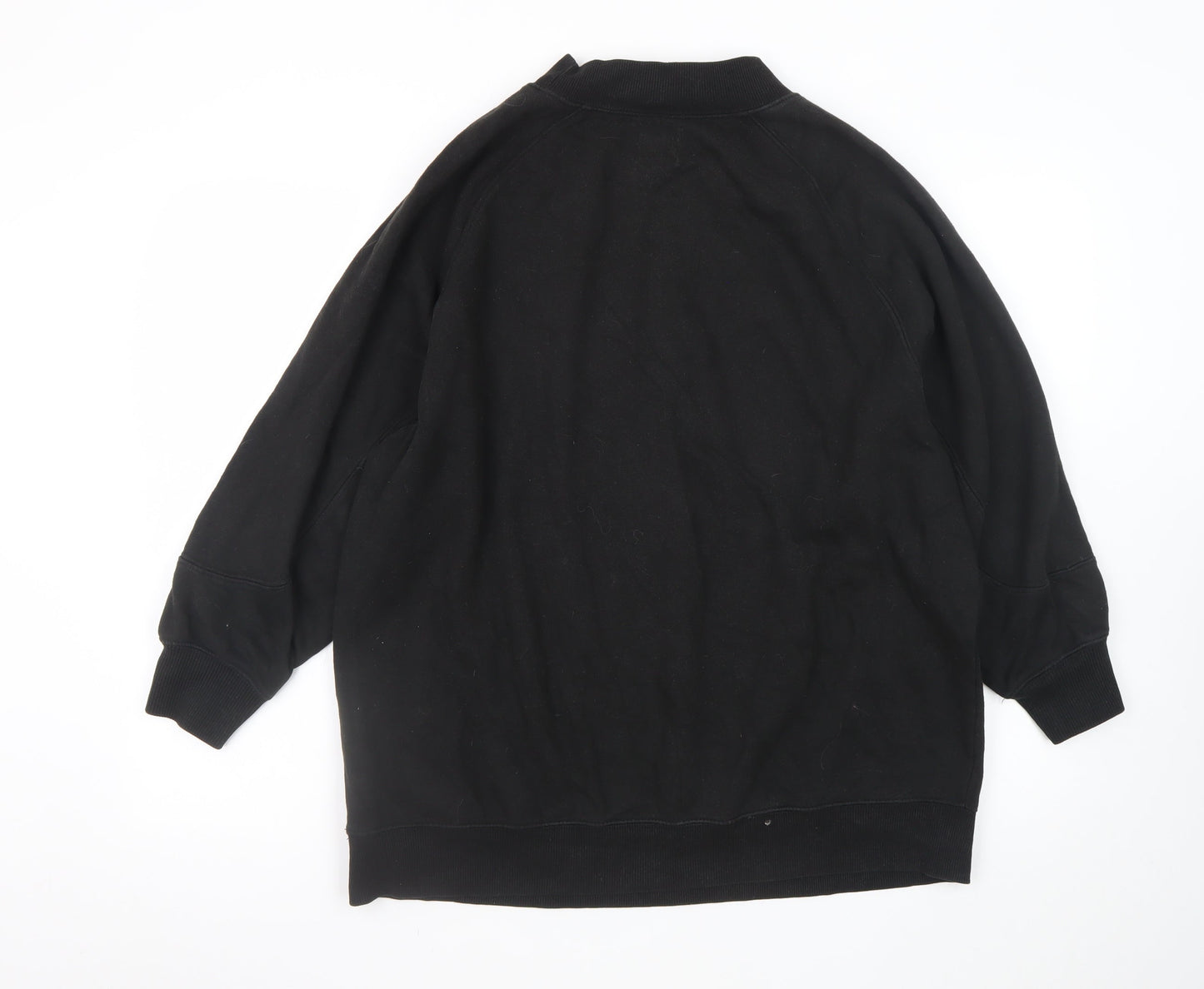 Pull & Bear Men's Black Small Pullover Crew Neck Sweatshirt