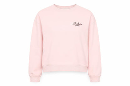 H&M Women's Pink La Poésie Paris Pullover Sweatshirt Size S
