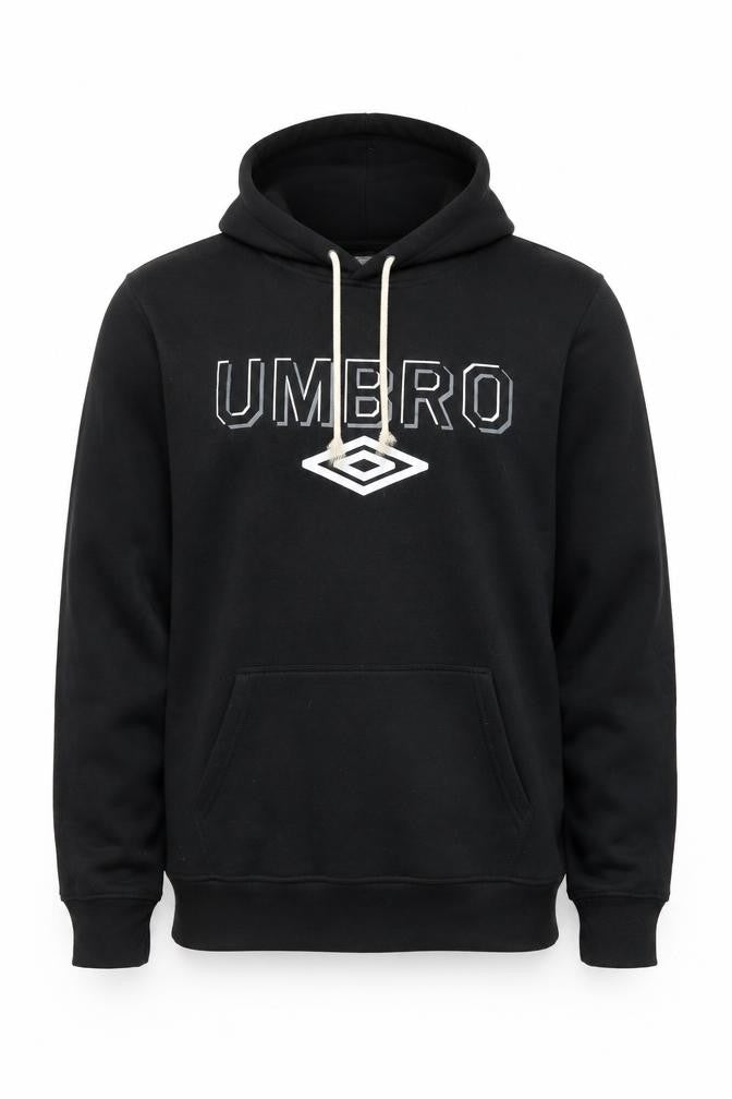 Umbro Mens Black Pullover Hoodie Small Regular Fit Sportswear