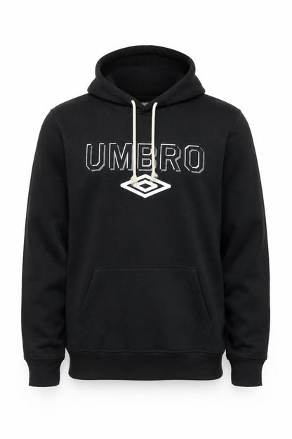 Umbro Mens Black Pullover Hoodie Small Regular Fit Sportswear