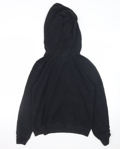 Nike Men's Black XS Pullover Hoodie with Logo and Pockets