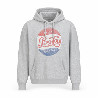L.O.G.G. Mens Grey Pepsi Logo Pullover Hoodie M Regular Fit