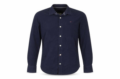 Hilfiger Denim Men's Blue Long Sleeve Button-Up Shirt M