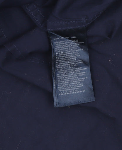 Hilfiger Denim Men's Blue Long Sleeve Button-Up Shirt M