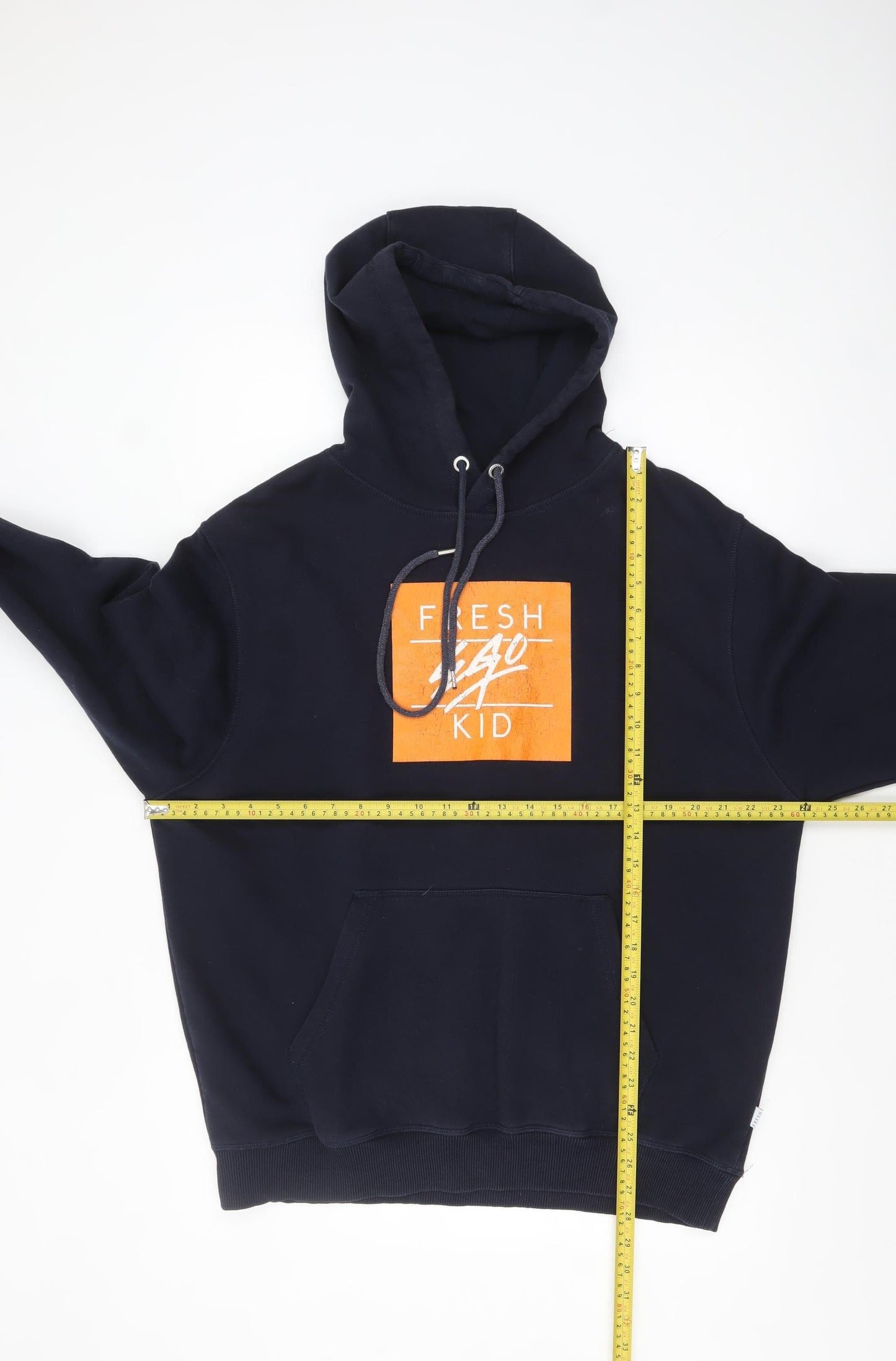 Fresh Ego Kid Men’s Blue Pullover Hoodie L Streetwear Logo