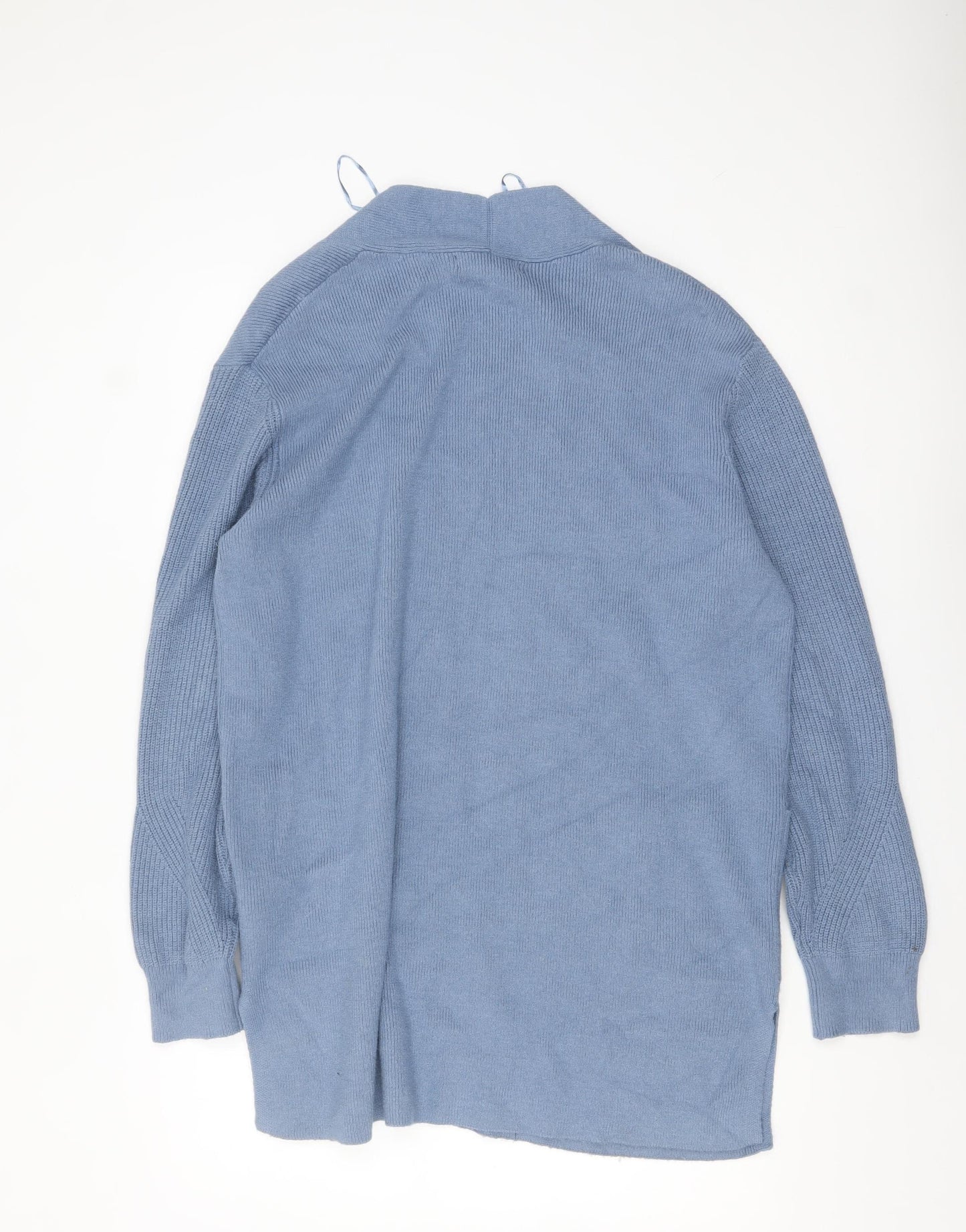Marks & Spencer Women’s Blue Knit Open Long Sleeve Cardigan Size 16