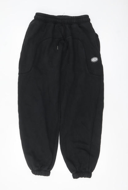 Split MCR Men's Black Fleece Sweatpants Size S Elastic Waist