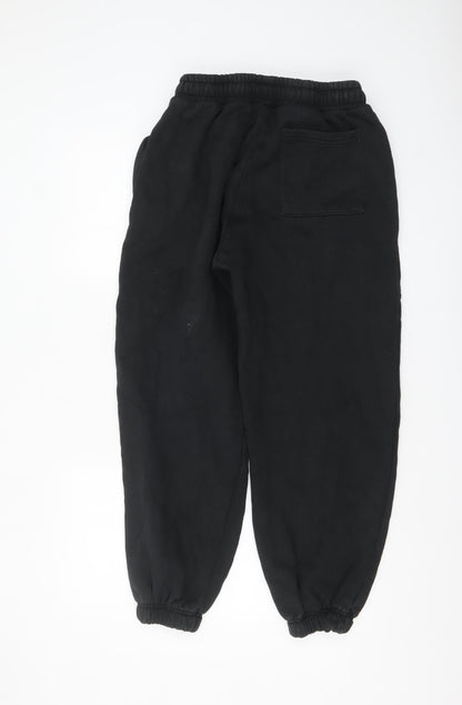Split MCR Men's Black Fleece Sweatpants Size S Elastic Waist