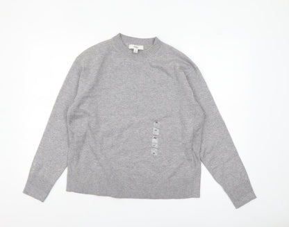 Marks and Spencer Women Grey M Knit Pullover Jumper