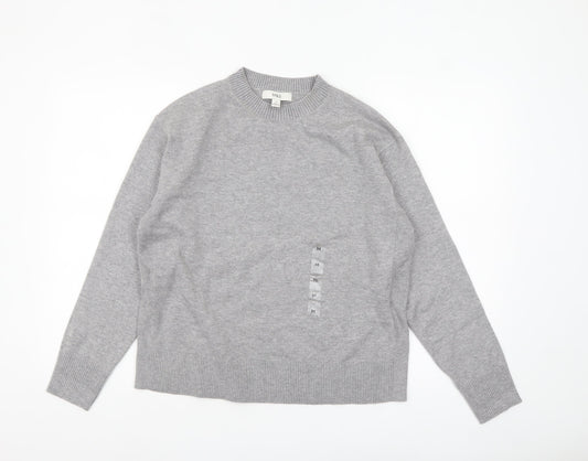 Marks and Spencer Women Grey M Knit Pullover Jumper