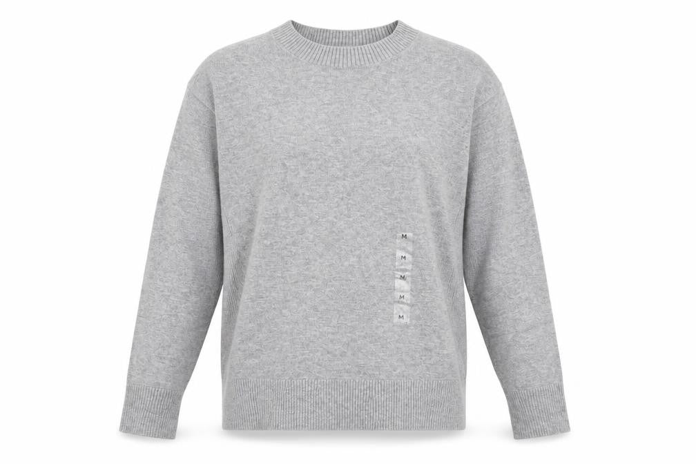 Marks & Spencer Women Grey M Knit Pullover Jumper