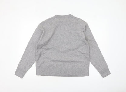 Marks and Spencer Women Grey M Knit Pullover Jumper