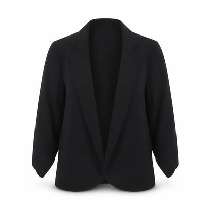 Joseph Ribkoff Women Black Blazer UK 12 Single-Breasted Classic Jacket
