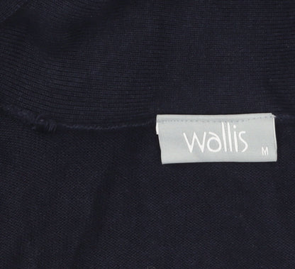 Wallis Women’s Black Open Cardigan Knit Jumper Size M