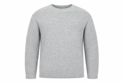 Cheap Monday Men's Grey Wool Blend Crew Neck Jumper Size L
