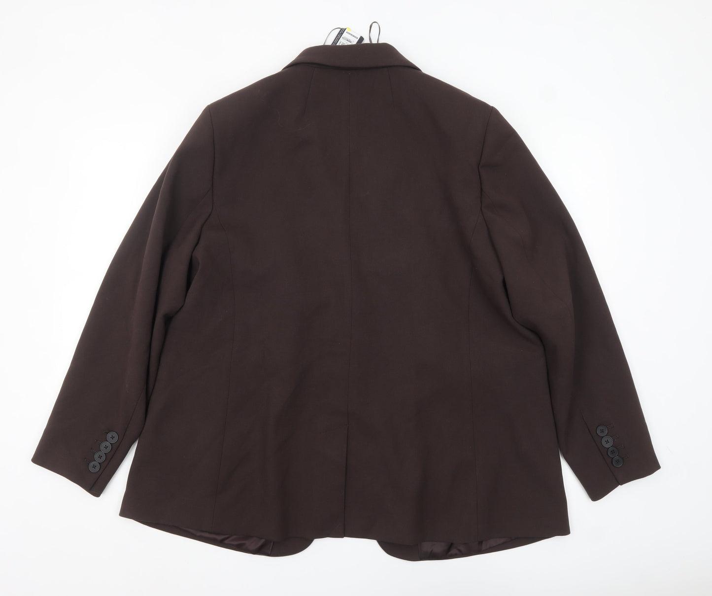Marks and Spencer Women Brown Blazer Size 20 Single Breasted Jacket