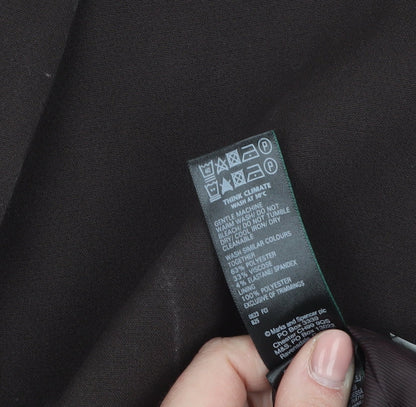 Marks and Spencer Women Brown Blazer Size 20 Single Breasted Jacket