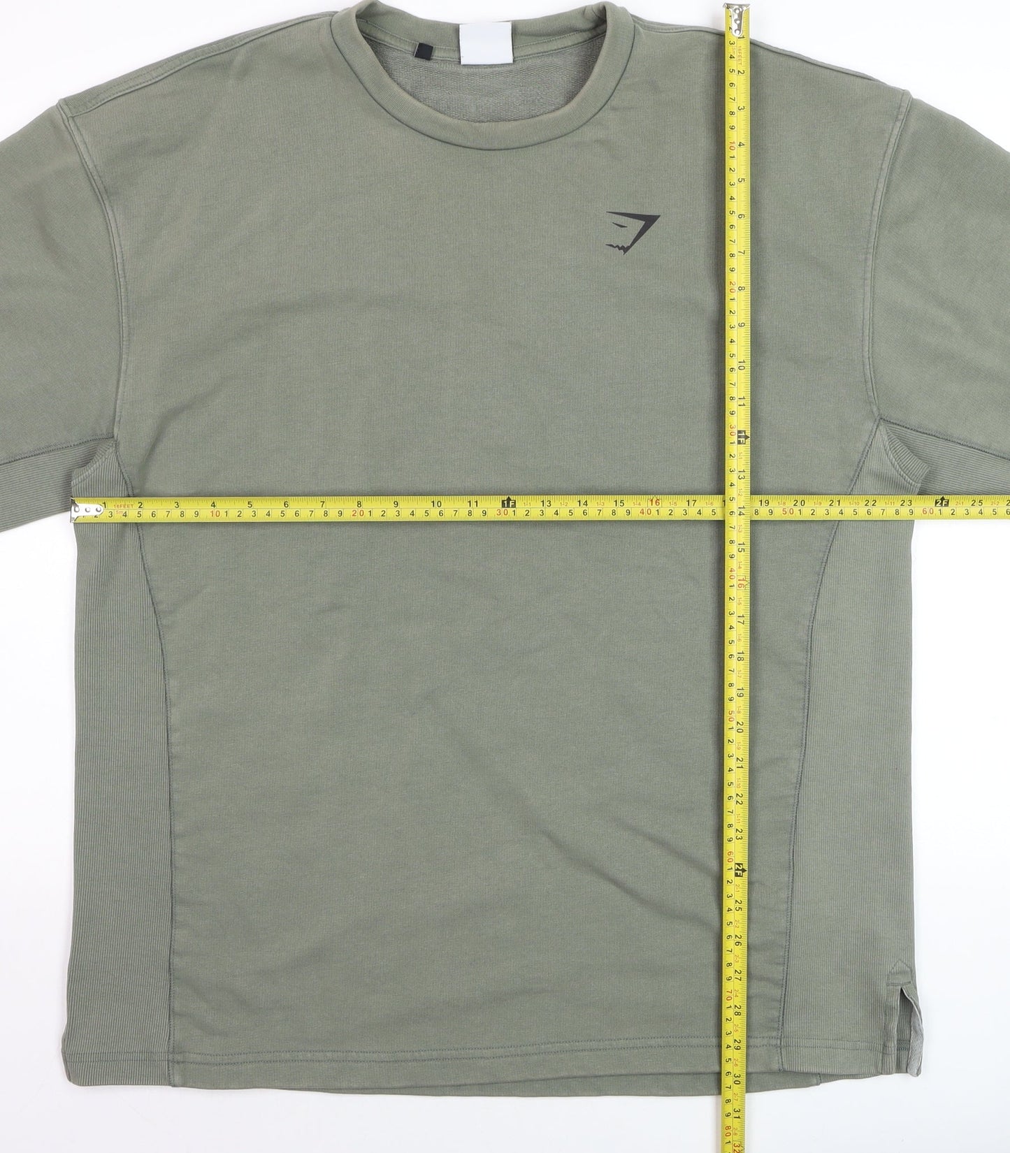 Gymshark Men's Green XL Athletic Fit Short Sleeve T-Shirt