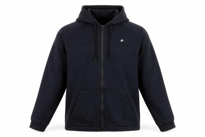 Nike Men's Black Full Zip Hoodie L Fleece Sportswear