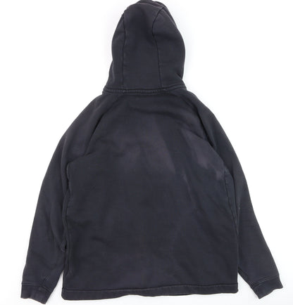 Nike Men's Black Full Zip Hoodie L Fleece Sportswear