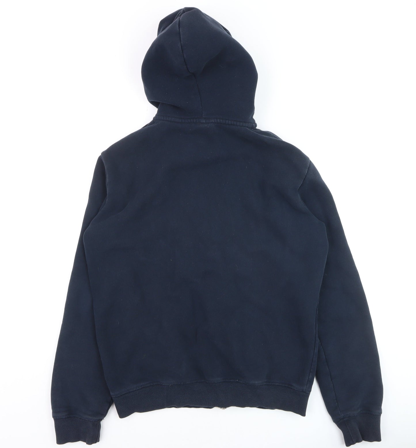 Superdry Men's Blue Full Zip Hoodie M Heavyweight Fleece