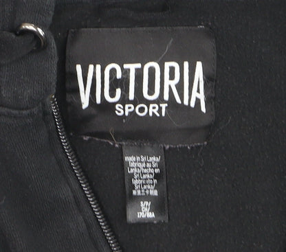 Victoria Sport Unisex Black Full Zip Hoodie S Regular Fit