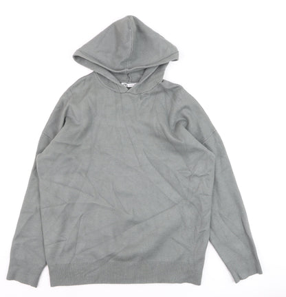Mens UK Size M Zara Grey Pullover Jumper