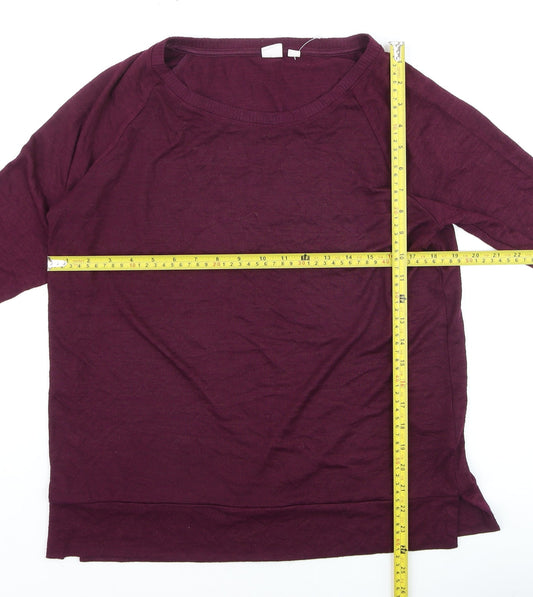 GAP Womens Purple Crew Neck Long Sleeve Pullover Jumper Size S