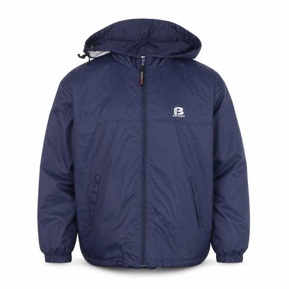 Baleno Men's Blue Hooded Windbreaker Jacket Size S Lightweight