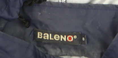 Baleno Men's Blue Hooded Windbreaker Jacket Size S Lightweight