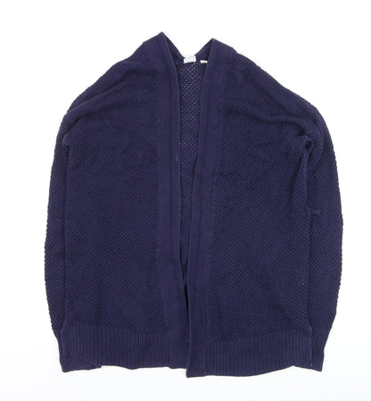 Gap Women’s Blue Cotton Long Sleeve Open Knit Cardigan XS
