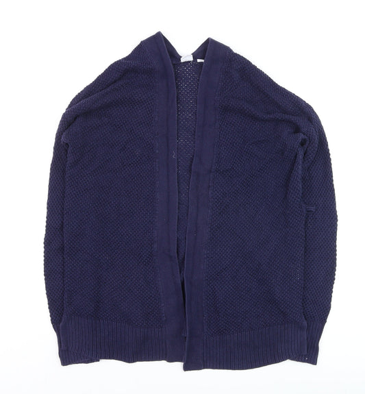 Gap Women’s Blue Cotton Long Sleeve Open Knit Cardigan XS