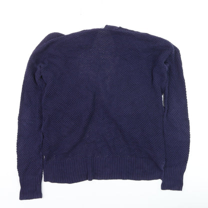 Gap Women’s Blue Cotton Long Sleeve Open Knit Cardigan XS