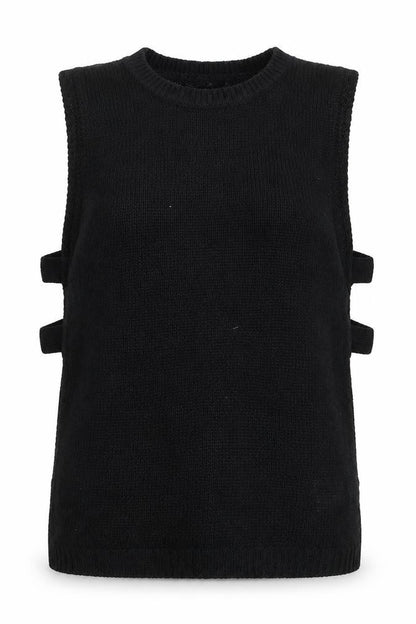 Brave Soul Women's Black Knit Sleeveless Tank Top Size S