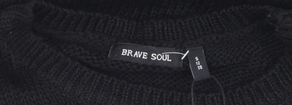 Brave Soul Women's Black Knit Sleeveless Tank Top Size S