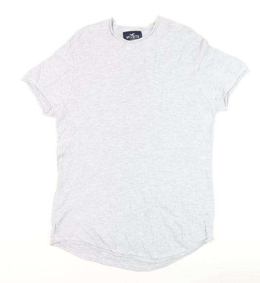 Hollister Men’s Grey XL Crew Neck Short Sleeve T-Shirt