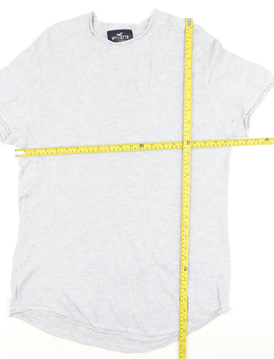 Hollister Men’s Grey XL Crew Neck Short Sleeve T-Shirt