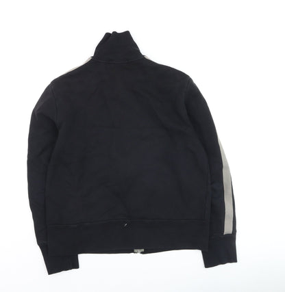 Moto Men's Black Track Jacket Medium Full Zip Sportswear