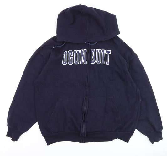 Ritchie's Sportswear Men's Blue XL Full Zip Hoodie College Style
