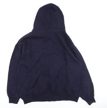 Ritchie's Sportswear Men's Blue XL Full Zip Hoodie College Style