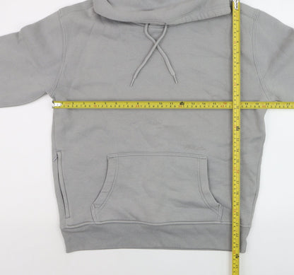 Hollister Mens Grey Relaxed Fit Pullover Hoodie XS