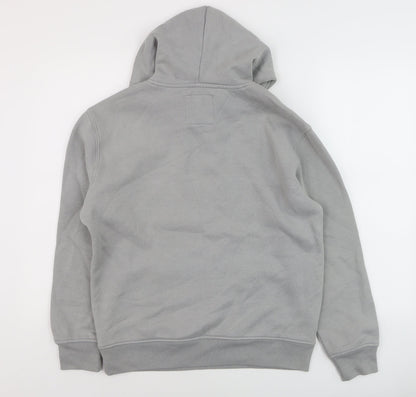 Hollister Mens Grey Relaxed Fit Pullover Hoodie XS