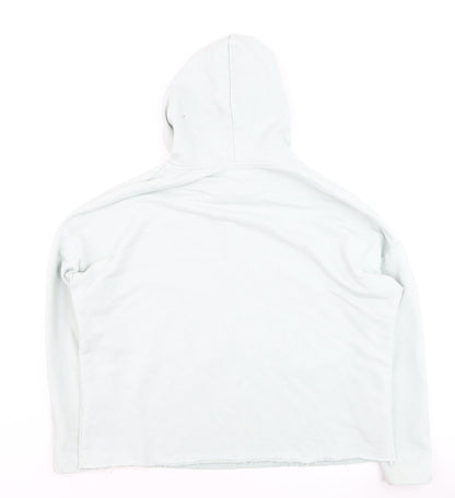 Pull & Bear Women’s Light Blue Pullover Hoodie Size S Relaxed Fit