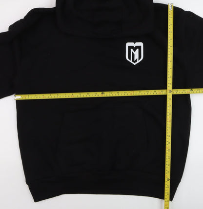 Aviator Nation Mens Black L Pullover Hoodie with Logo