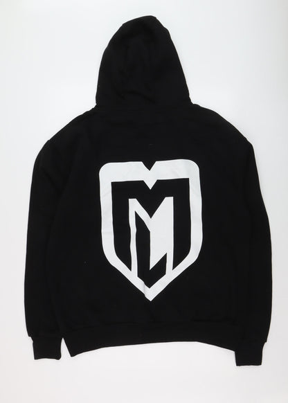 Aviator Nation Mens Black L Pullover Hoodie with Logo