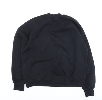 Mint Velvet Boys Black Paris Pullover Fleece Sweatshirt Size S