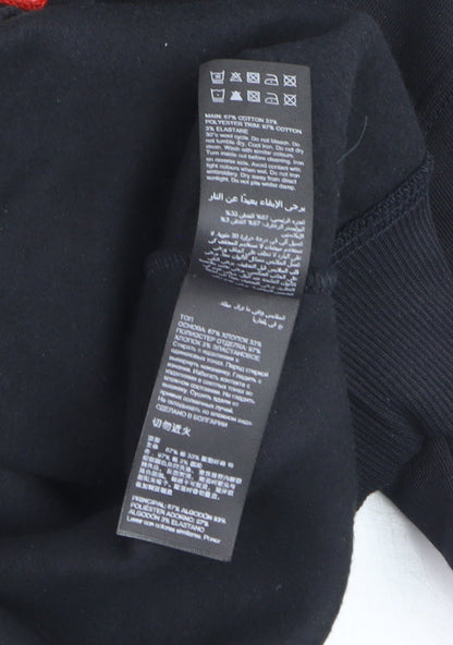 Mint Velvet Boys Black Paris Pullover Fleece Sweatshirt Size S