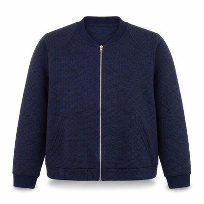 Marks and Spencer Men's Navy Bomber Jacket Size L Polyester Cotton Blend