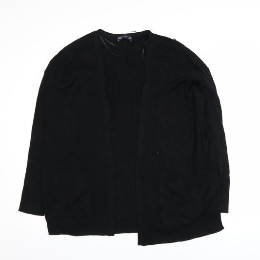 Marks and Spencer Women Black XL Open Front Cardigan Viscose Blend